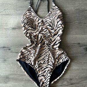 Venus Zebra Print One-Piece Swimsuit